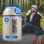 Isopure Whey Protein Isolate Powder, 3-Lb Vanilla $49.39 After Coupon (Reg....