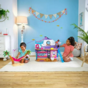 KidKraft Luxe Life 2-in-1 Wooden Cruise Ship and Island Doll Play Set $25...