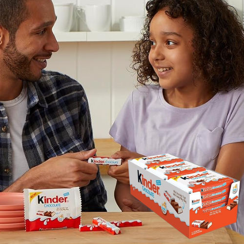 Kinder Milk Chocolate 18Pack Candy Bars w/ Creamy Milky Filling 16.48