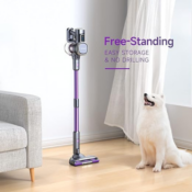 Experience powerful and convenient cleaning with Lubluelu Cordless Vacuum...