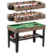 MD Sports 48″ Combo Air Powered Hockey, Foosball, and Billiard Game Table...