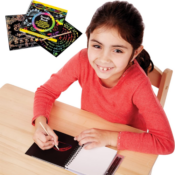 Melissa & Doug 16-Page Scratch Art Doodle Pad with Wooden Stylus $6.29...