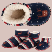 Muk Luks Family Knit Bootie Slippers $9.99 (Reg. $20) - Sizes for Men,...
