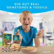 National Geographic Mega Fossil and Gemstone Dig Kit $15.92 (Reg. $30)