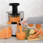 Omega Vertical Masticating Compact Cold Press Juicer Machine $318 Shipped...