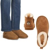 Pawz by Bearpaw Women’s Amy Suede Boots $19 (Reg. $25) - Black or Hickory,...