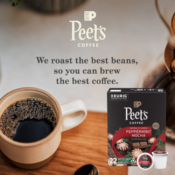 Peet's Coffee 22-Count Peppermint Mocha Keurig K-Cup Pods as low as $10.29...