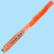 Pentel Handy-Line S Retractable Chisel Tip Highlighter, Orange, 12-Count...