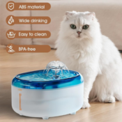 Pet Water Fountain with Filter, 2.1L $7.99 (Reg. $19) + MORE