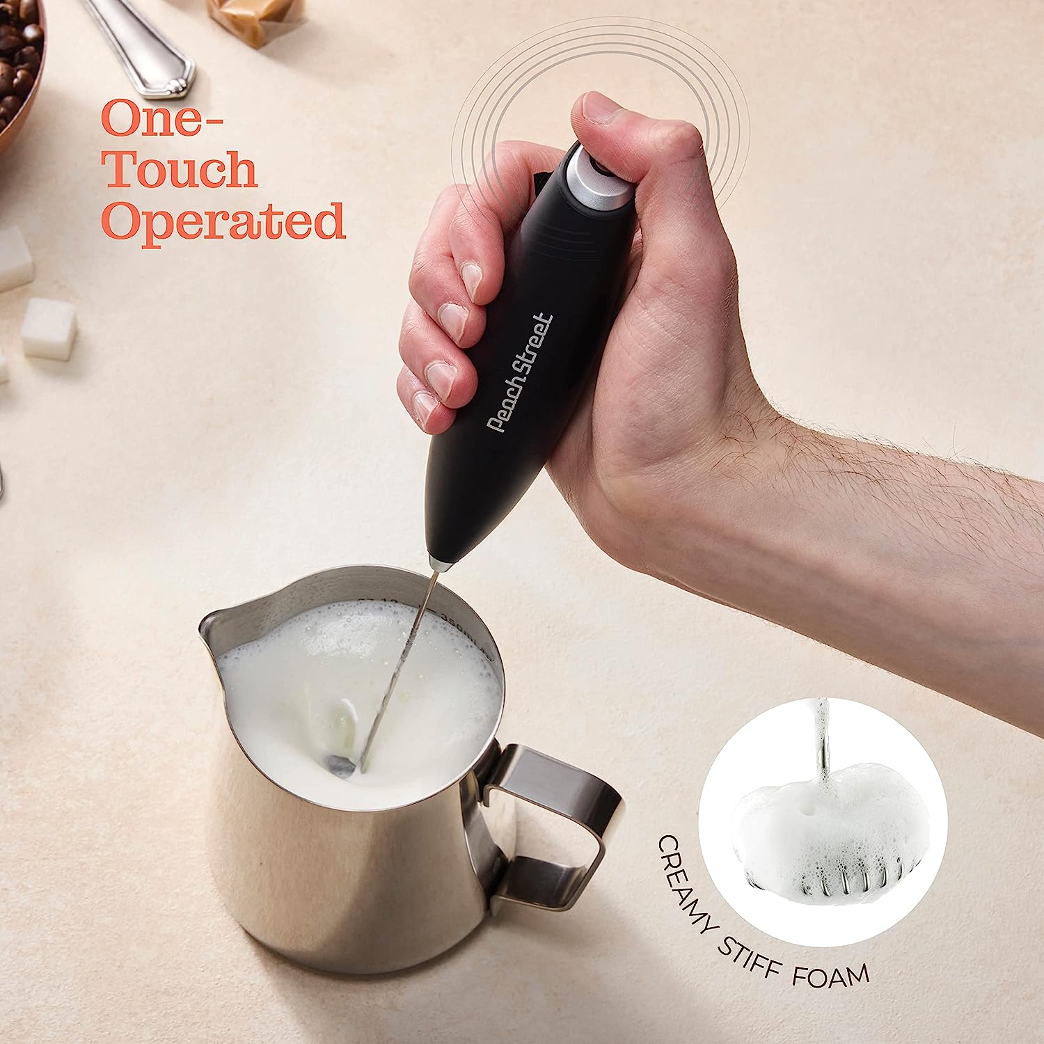 Powerful Handheld Milk Frother 5.69 (Reg. 20) Fabulessly Frugal
