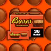 Reese's 36-Count Milk Chocolate Peanut Butter Cups as low as $15.19 Shipped...