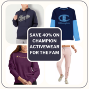 Save 40% on Champion Activewear for the Fam from $14.40 (Reg. $24) - thru...