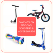 Today Only! Save 40% on Ride-Ons, Scooters & Hoverboards $17.99 (Reg....
