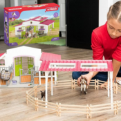 Schleich 97-Piece Horse Club Riding Center & Stable Set $59.99 Shipped...