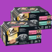 Sheba Perfect Portions Cuts in Gravy Wet Cat Food Twin Packs, Gourmet Salmon...