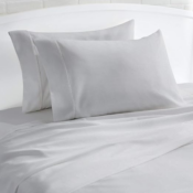 Silver Standard Size Egyptian Cotton 2-Pack Pillow Cases $20.99 (Reg. $29.99)...