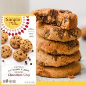 Simple Mills Almond Flour Crunchy Chocolate Chip Cookies $1.83/Box when...