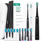 Experience advanced dental care with Sonic Electric Toothbrush for Adults...