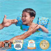 SwimWays Cocomelon Swim Trainer for Kids $8.49 (Reg. $25) - Vest, Arm Floaties,...