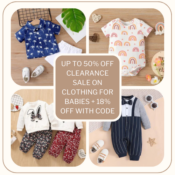 Patpat: Up to 50% off Clearance Sale on Clothing for Babies + 18% off with...