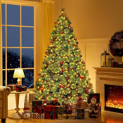 Make your holiday season merry and bright with Yaheetech 7.5ft Pre-Lit...