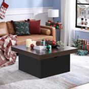 Update your interior with Yaheetech Wood Coffee Table $119.89 After Coupon...
