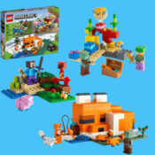 LEGO Minecraft Overworld Adventures 3-in-1 357-Piece Building Set $19.99...