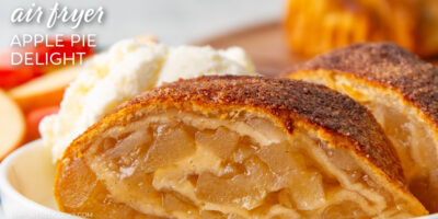 air fryer apple pie delight