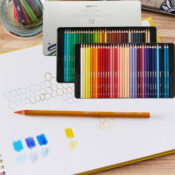 Amazon Basics Set of 72 Premium Colored Pencils, Soft Core as low as $14.76...