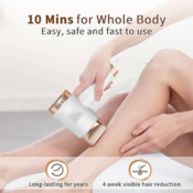 Unlock the potential for a hair-free life with At-Home IPL Hair Removal...