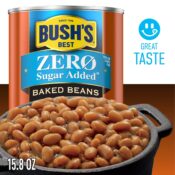 BUSH'S BEST Zero Sugar Added Baked Beans, 12-Pack as low as $14.60 Shipped...