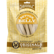 Better Belly Originals 20-Count Real Beef Sirloin Flavor Small Rolls Dog...