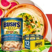Bush's Best Canned Cannellini Beans, 12-Pack as low as $10.20 Shipped Free...