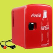Coca-Cola Classic 4L Mini Fridge $19.98 (Reg. $50) - Holds 6 Cans, With...