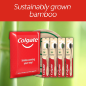 Colgate 4-Count Charcoal Bamboo Toothbrushes $12.90 (Reg. $19) - $3.23/Toothbrush