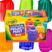 Crayola Washable Kids Paint, 6-Count $4.69 (Reg. $5.89) - 78¢/Bottle -...