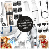 Dog Hair Vacuum Shaver Clippers and More from $20.79 (Reg. $25.99+)