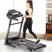 Electric Folding Treadmill with Heart Pulse System $299.99 Shipped Free...