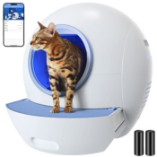 Bring innovation to your cat's personal space with Els Pet Spaceship Self-Cleaning...