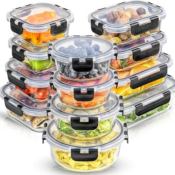 Glass Storage Containers, 24-Piece $38.95 Shipped Free (Reg. $69.95)