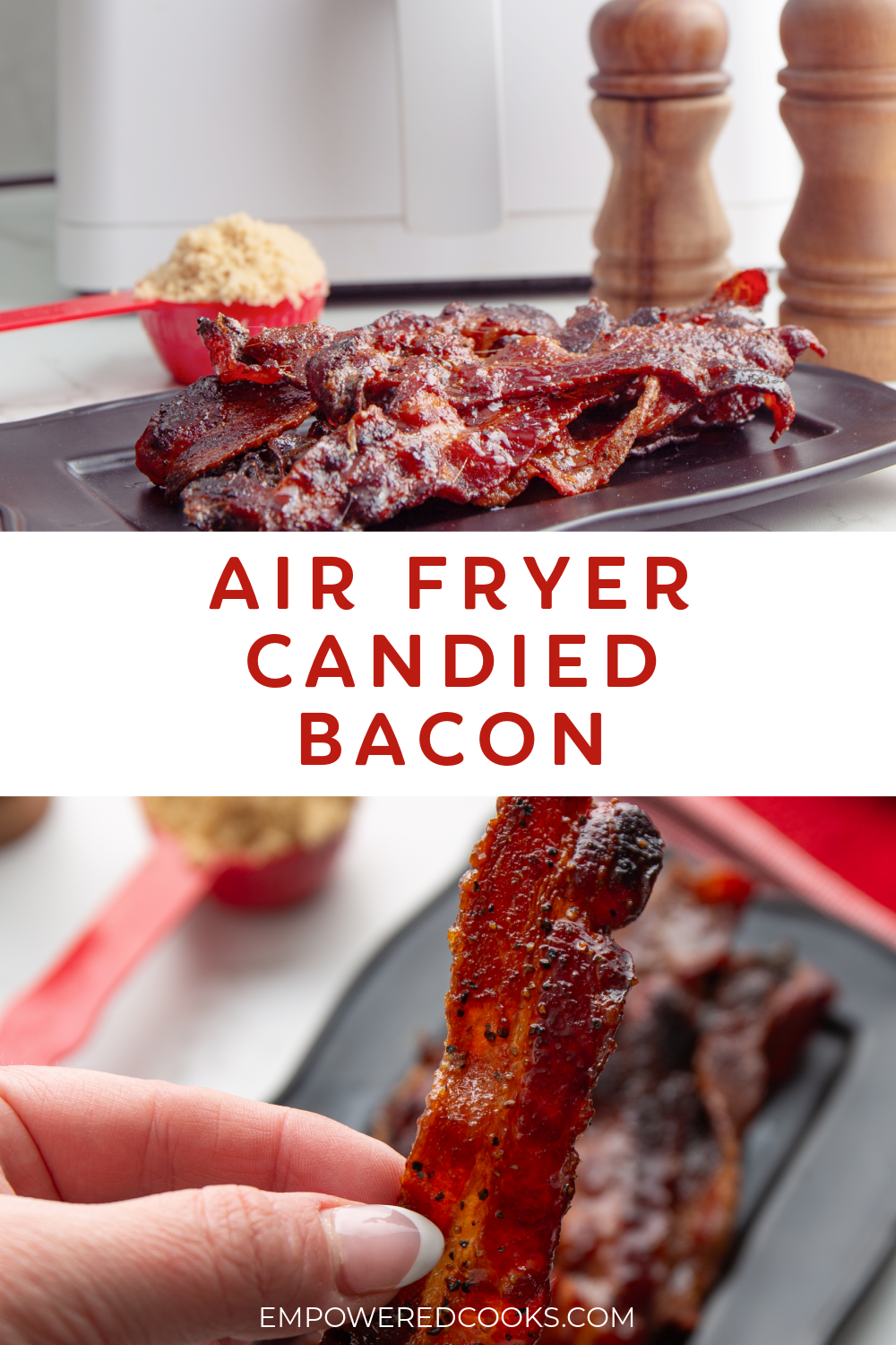 Air Fryer Candied Bacon Recipe Fabulessly Frugal