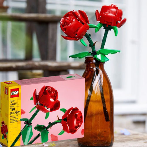 LEGO Roses Building Kit, Unique Gift for Valentine's Day, Botanical  Collection, Perfect Gift to Build Together, 40460 