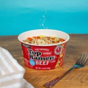 Nissin Top Ramen Bowl Ramen Beef Noodle Soup, 6-Pack $6 (Reg. $9.54 ) -...