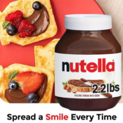 Nutella Hazelnut Spread With Cocoa For Breakfast, 2.2-Lbs Jar as low as...