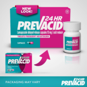 Prevacid 42-Count 24-Hour Lansoprazole Delayed-Release Heartburn Relief...