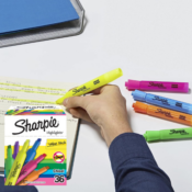 SHARPIE 36-Count Tank Chisel Tip Assorted Color Highlighters as low as...