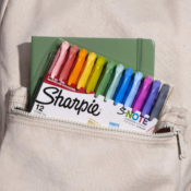 SHARPIE S-Note Creative Markers, Highlighters, Assorted Colors, Chisel...