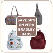 Save 50% on Vera Bradley Bags from $30 (Reg. $65+)