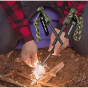 Swiss Safe 5-in-1 Fire Starter with Compass, 2 Pack $5.49 After Code (Reg....