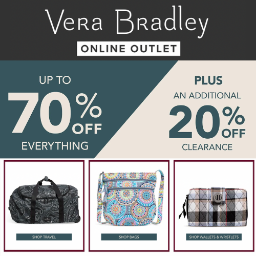 Vera Bradley Items Are Currently on Sale At
